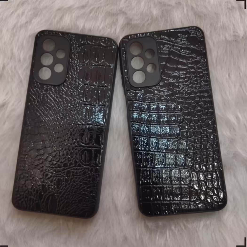 گارد پوست ماری طرح چرم   A13 4Gو A23 رنگ  مشکی