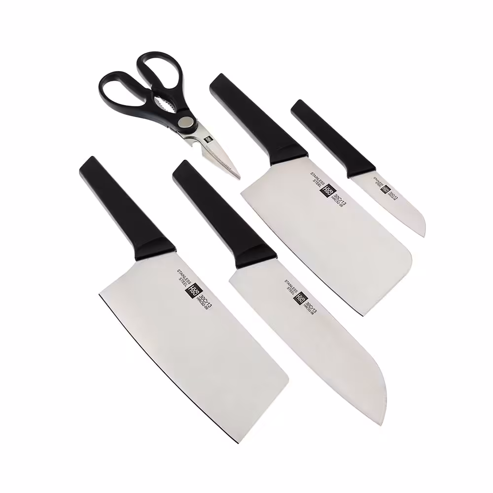 ست 5 تایی چاقوی آشپزخانه به همراه استند شیائومی Xiaomi HuoHou Knife Set HU0057