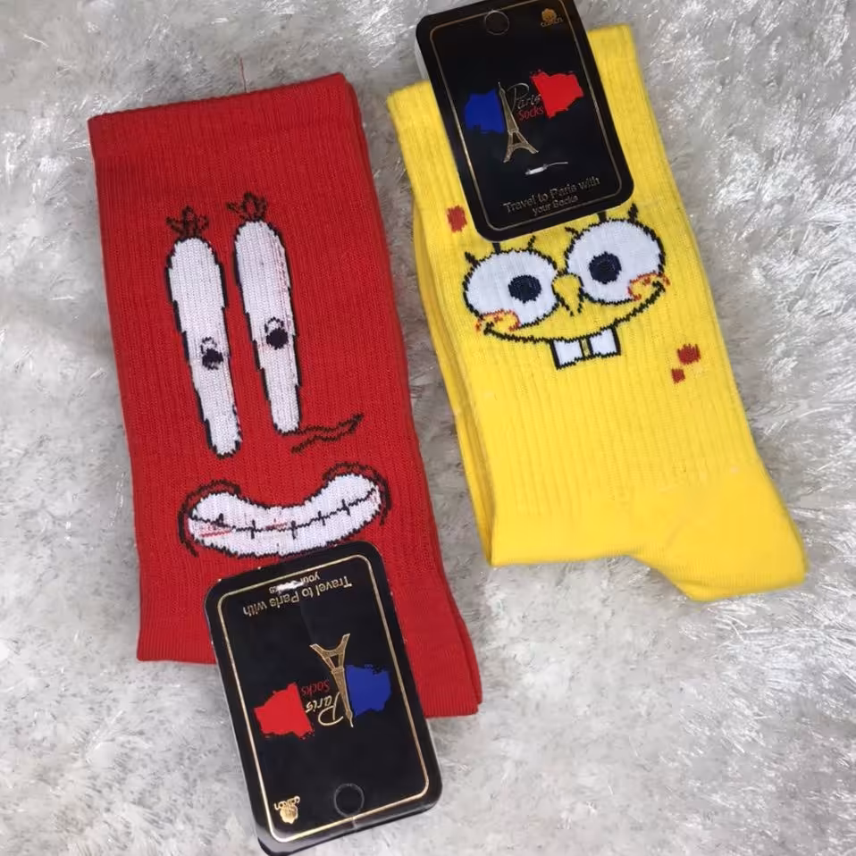 جوراب طرح دار