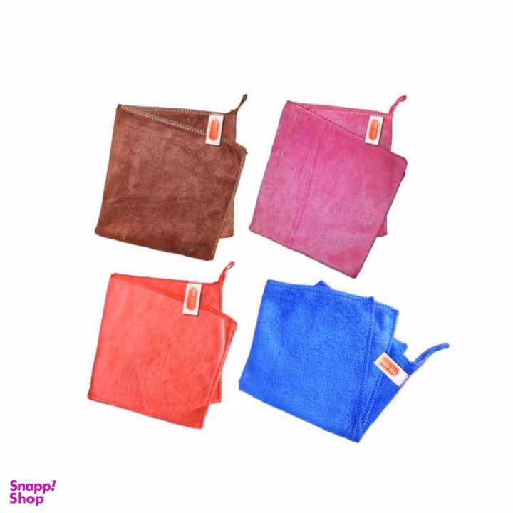 دستمال آشپرخانه مدل حوله ای کد 890 بسته 4 عددی