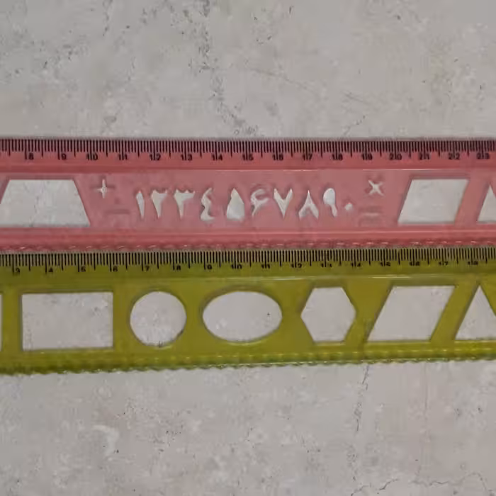 پک دوعددی خط کش