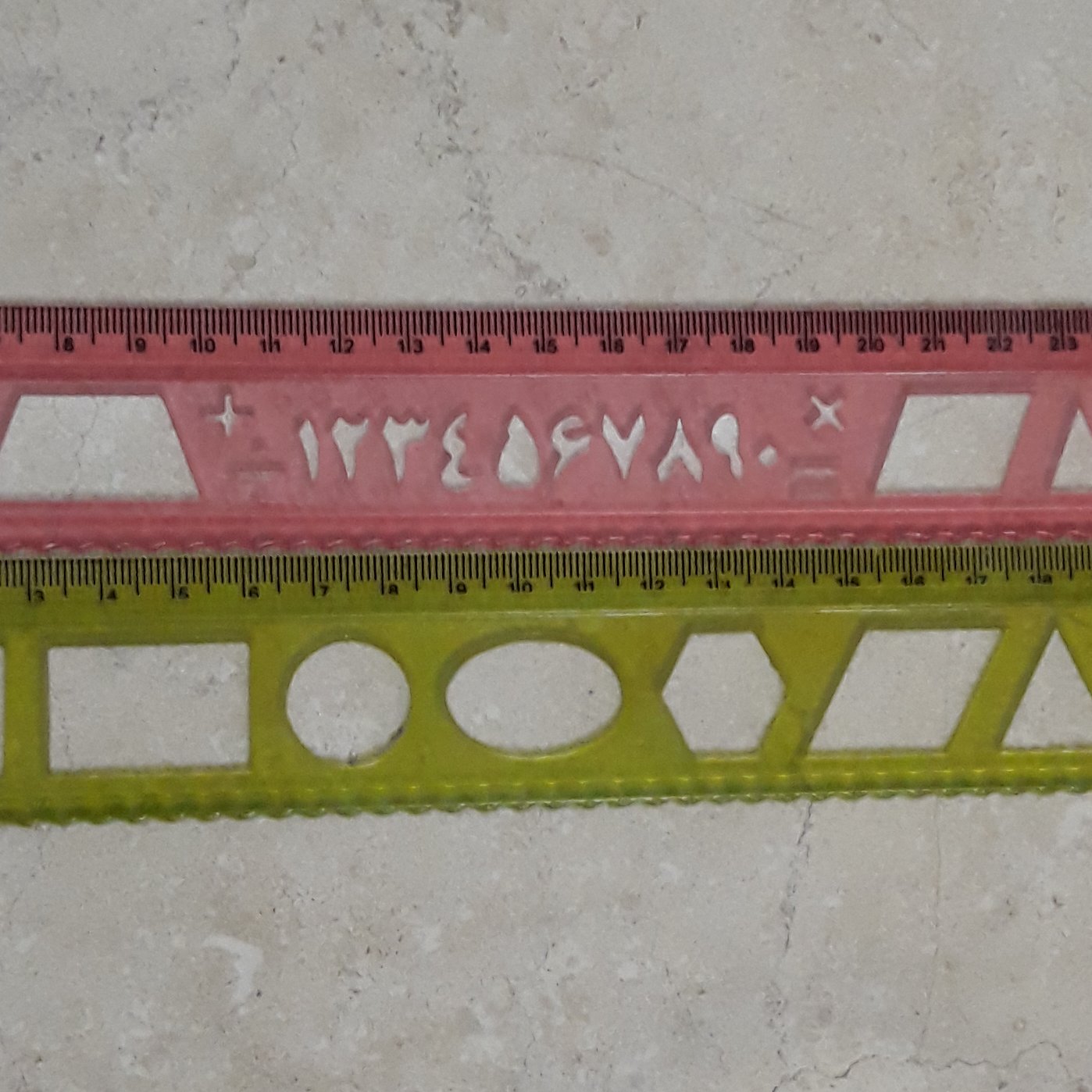 پک دوعددی خط کش