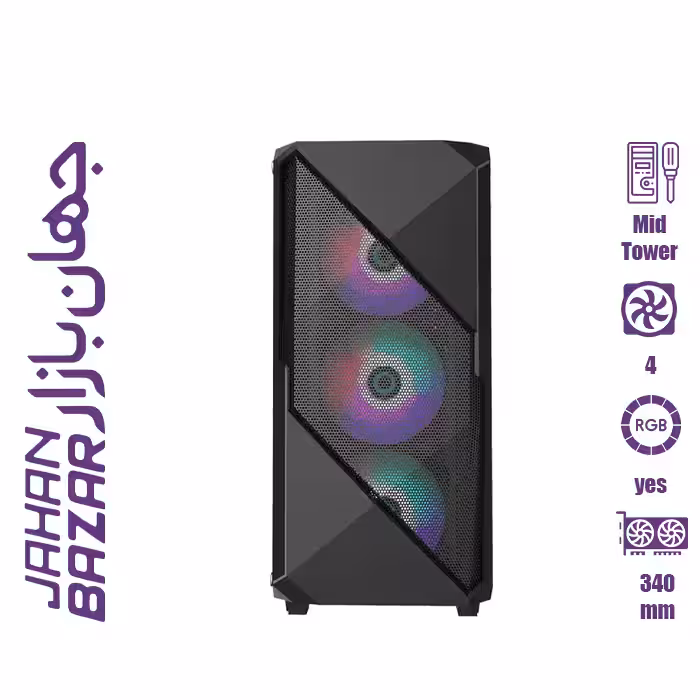 کیس گیمینگ GAMEMAX REVOLT