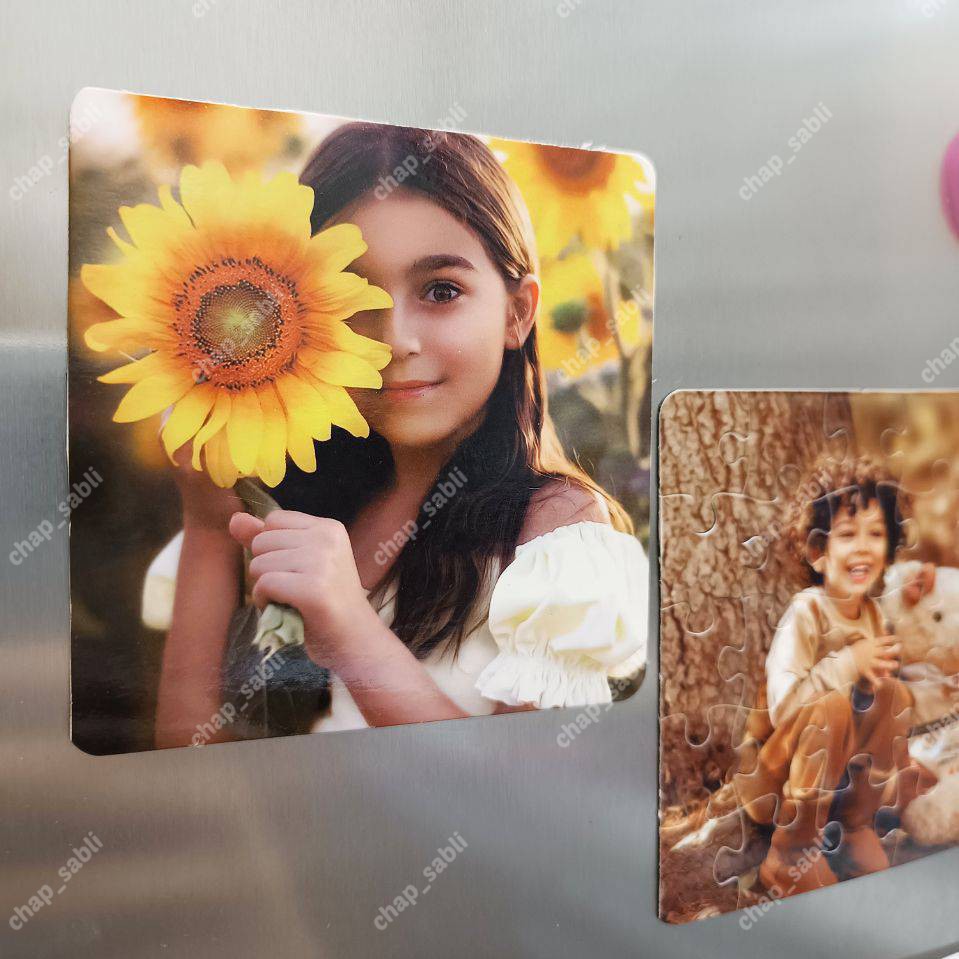 مگنت مربع 99 ثبت قشنگ ترین خاطرات خودتون رو به ما بسپارید