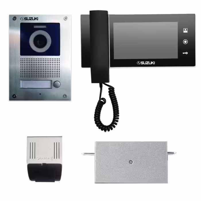 سری کامل آیفون تصویری تک واحدی سوزوکی مدل ECO-730M حافظه دار Black