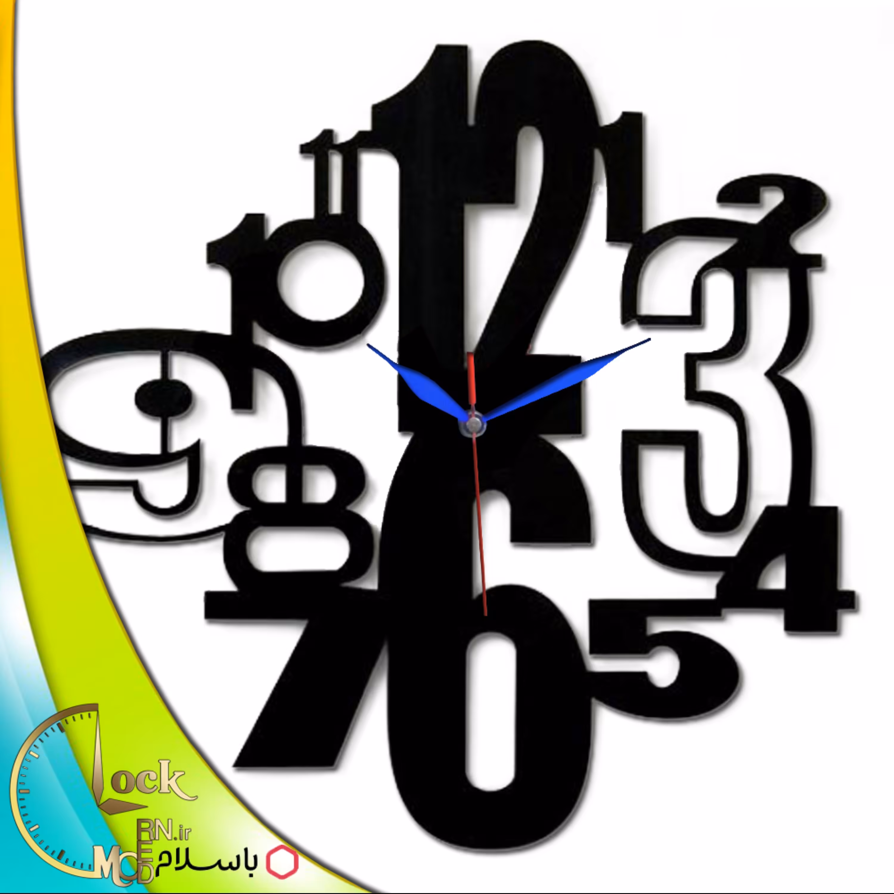 ساعت دیواری طرح فانتزی کد 570 (پس کرایه)