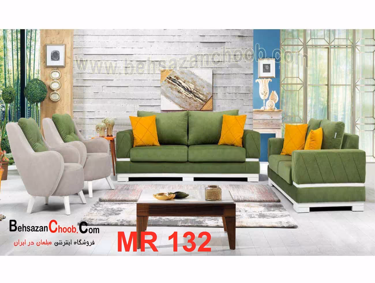 مبل راحتی مدل گالا 95 کد MR 132