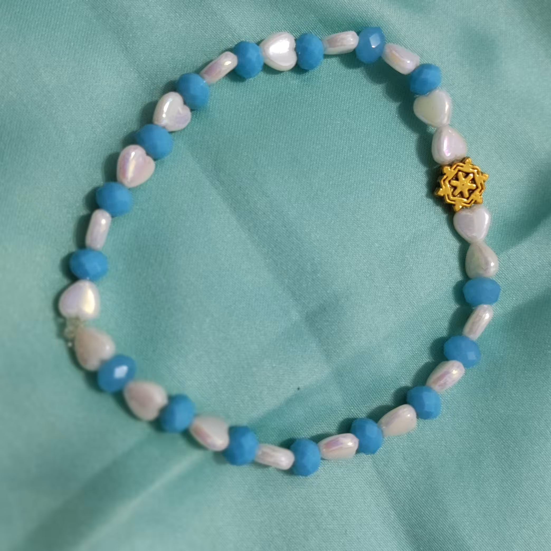 دستبند کریستال کشی  با رنگ های شاد