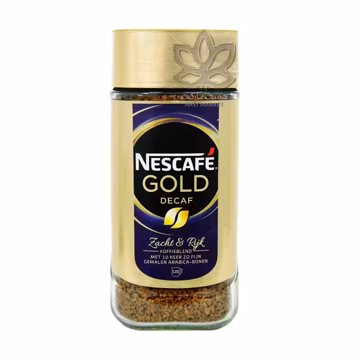 قهوه فوری گلد بدون کافئین 95 گرم نسکافه - nescafe