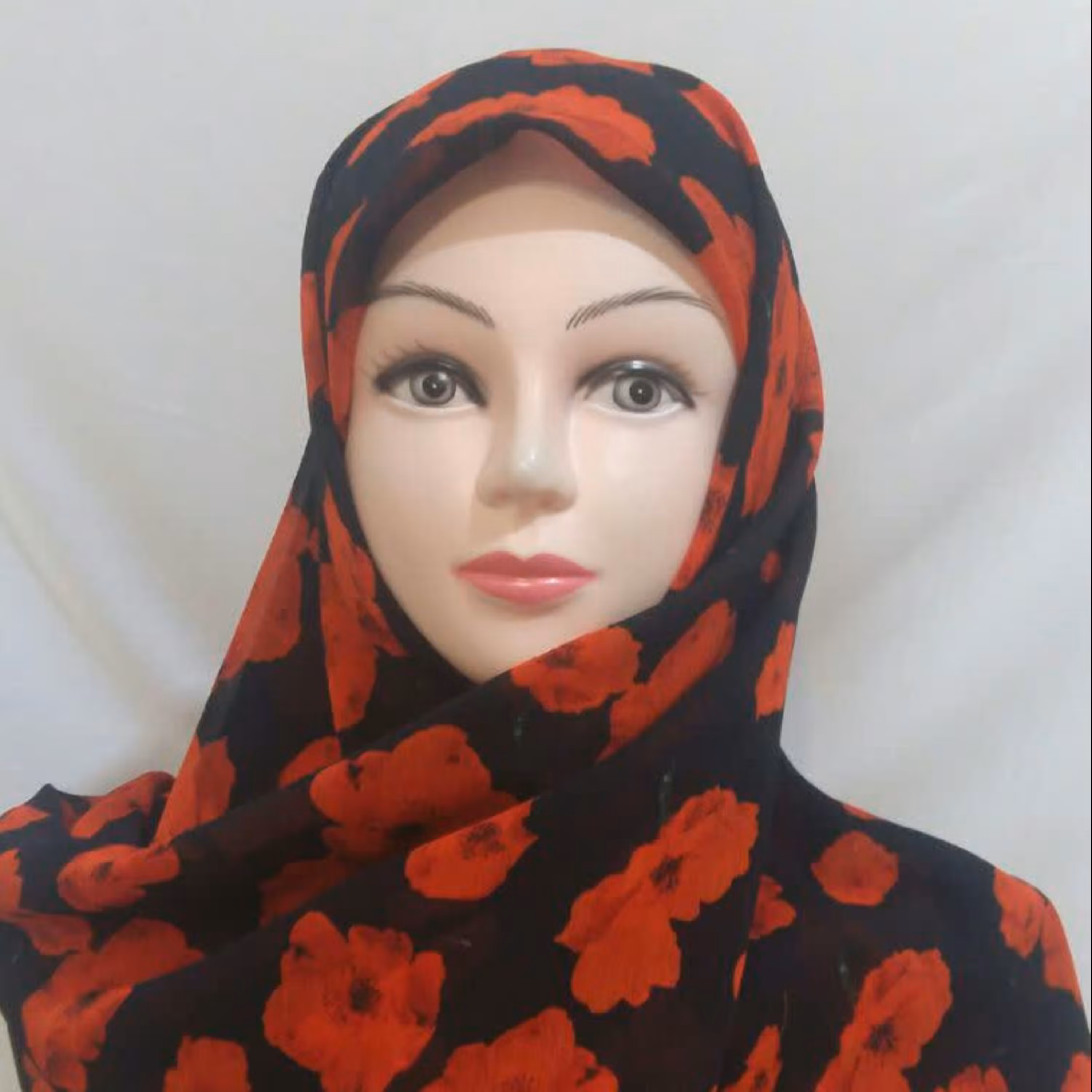 ست روسری و ساق حریر 21