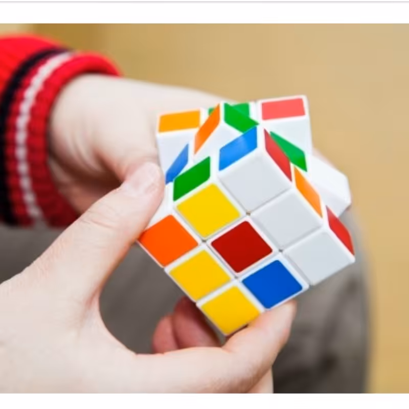روبیک رنگی سه در سه باکیفیت رنگ ثابت