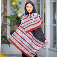 شال موهر(مشکی و قرمز)