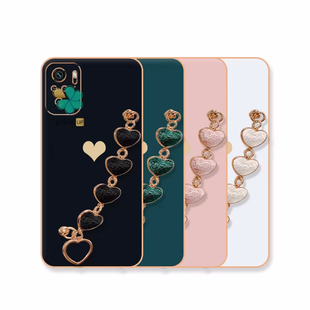 قاب الکتروپلیتینگ گوشی شیائومی Redmi Note 10 طرح قلب