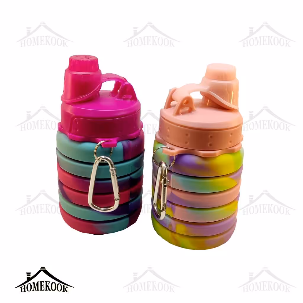 قمقمه سیلیکونی تاشو 0.5 لیتری