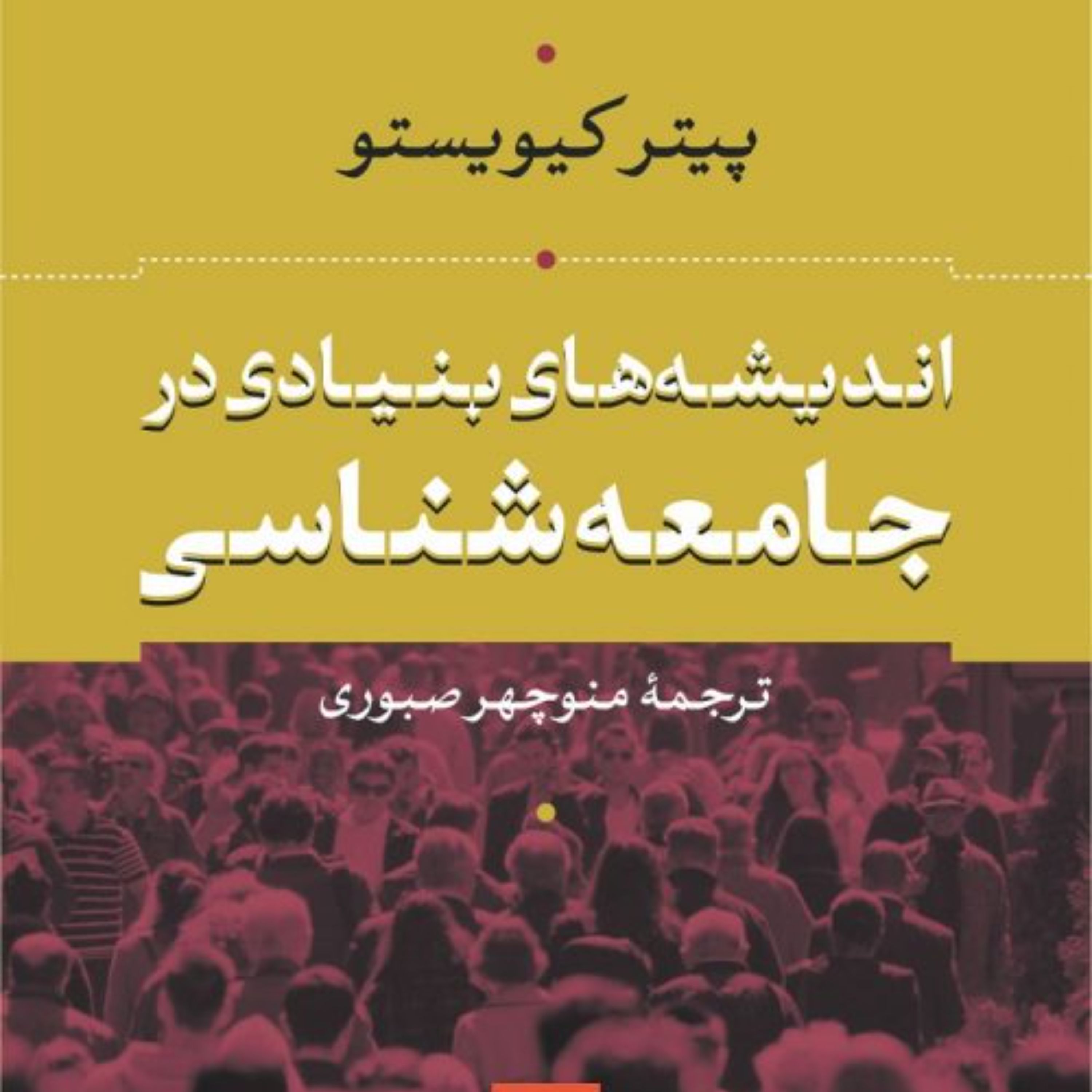 اندیشه های بنیادی در جامعه شناسی - پیتر کیویستو مترجم منوچهر صبوری - نشر نی 