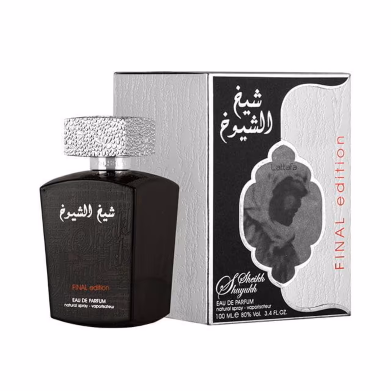 ادکلن مردانه لطافه مدل شیخ الشیوخ فینال لوکس حجم 100 میل