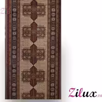 فرش برشی کلاسیک طرح گبه 700 شانه مدل بزرگمهر نسکافه ای به ابعاد دلخواه شما 
