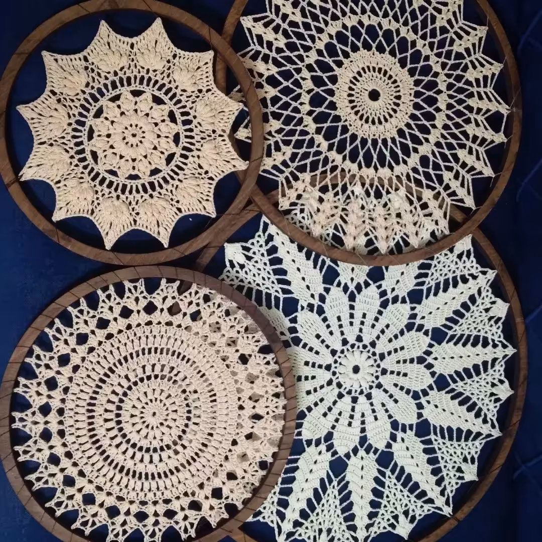 دریم کچر یا دیوارکوب قلاب بافی بافته شده با نخ مرسریزه