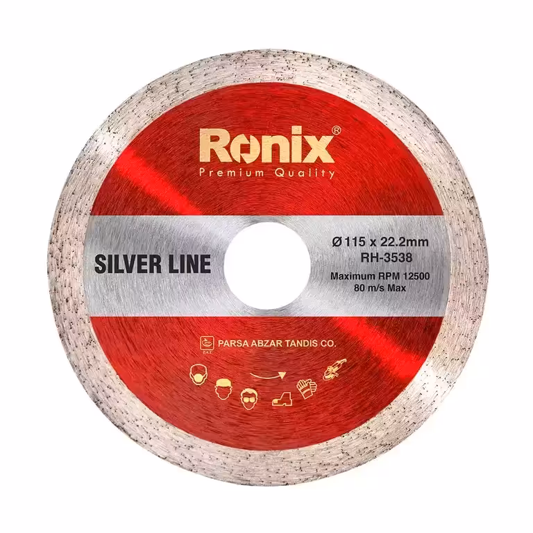 تیغ سرامیک بر 11/5 سانت رونیکس سیلور لاین مدل RH-3538