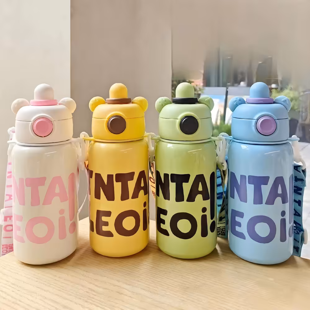 فلاسک نی دار خرسی 620 میلی لیتر