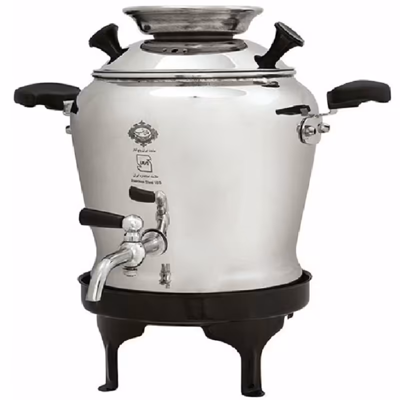 سماور روگازی عالی نسب مدل آببگینه ظرفیت 5 لیتر