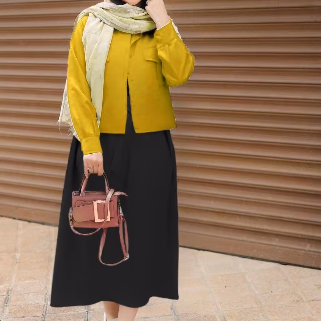 ست دو تیکه کت و سارافون  مدل یلدا