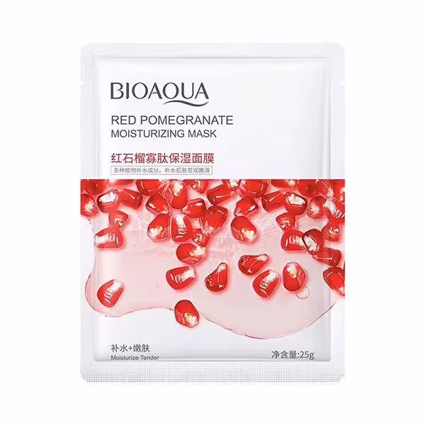 ماسک ورقه ای انار بیوآکوا BIOAQUA