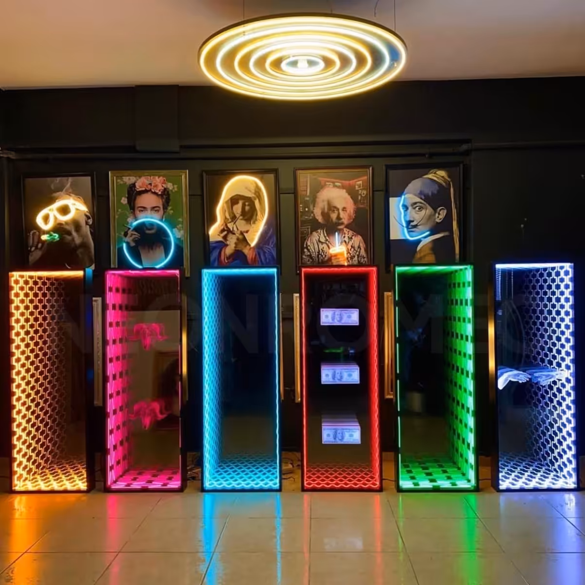 اینه های بینهایت تزئینی و دکوراتیو 