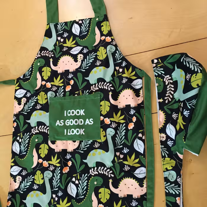 پیشبند و کلاه آشپزی کد 44 