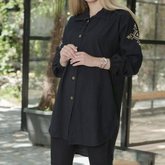 مانتو مشکی محرمی