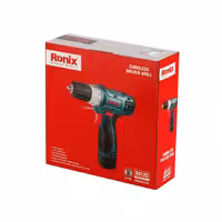 دریل شارژی 12ولت رونیکس مدل 8012c تک باتری 