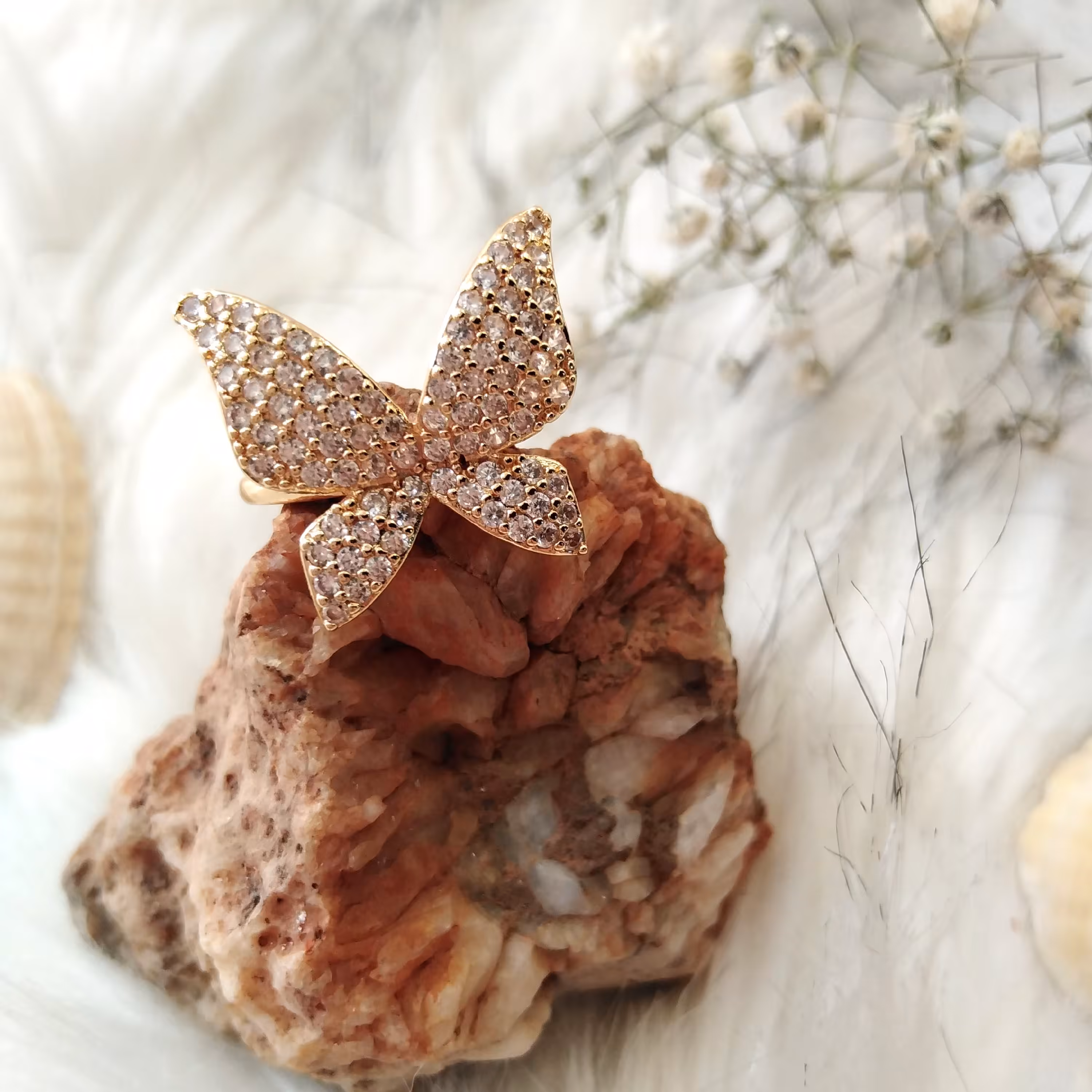 انگشتر استیل نگین کار شده رنگ ثابت بدون حساسیت