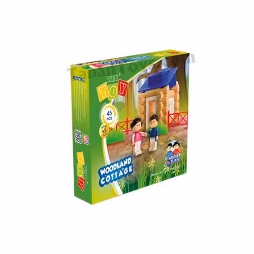 کلبه جنگلی 45قطعه تک توی «اسباب بازی فکری ساختنی»