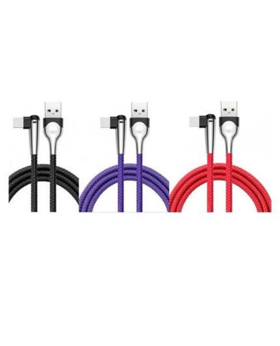 کابل دو متری شارژ و انتقال اطلاعات USB به USB Type-C باسئوس مدل Sharp