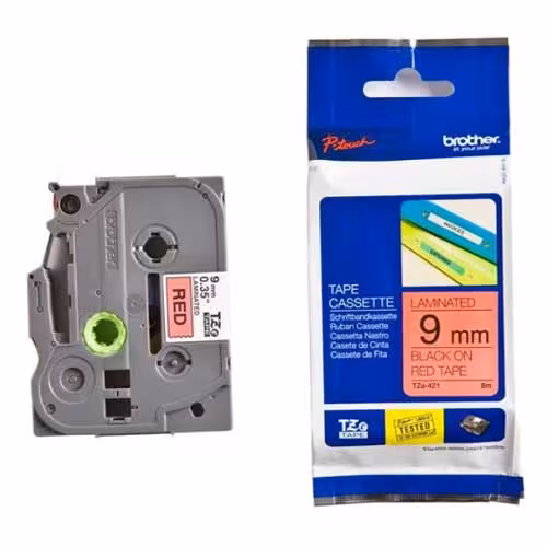 برچسب لیبل پرینتر برادر مدل TZe-421