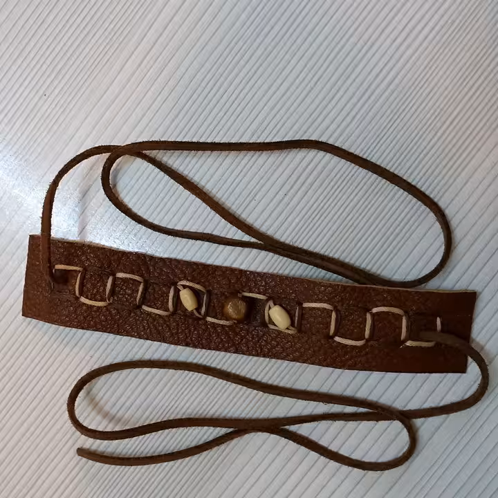 دستبند چرم _ تریشه
