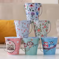 جامدادی سطل فلزی