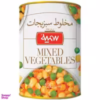کنسرو مخلوط سبزیجات سمیه وزن ۳۸۰ گرم