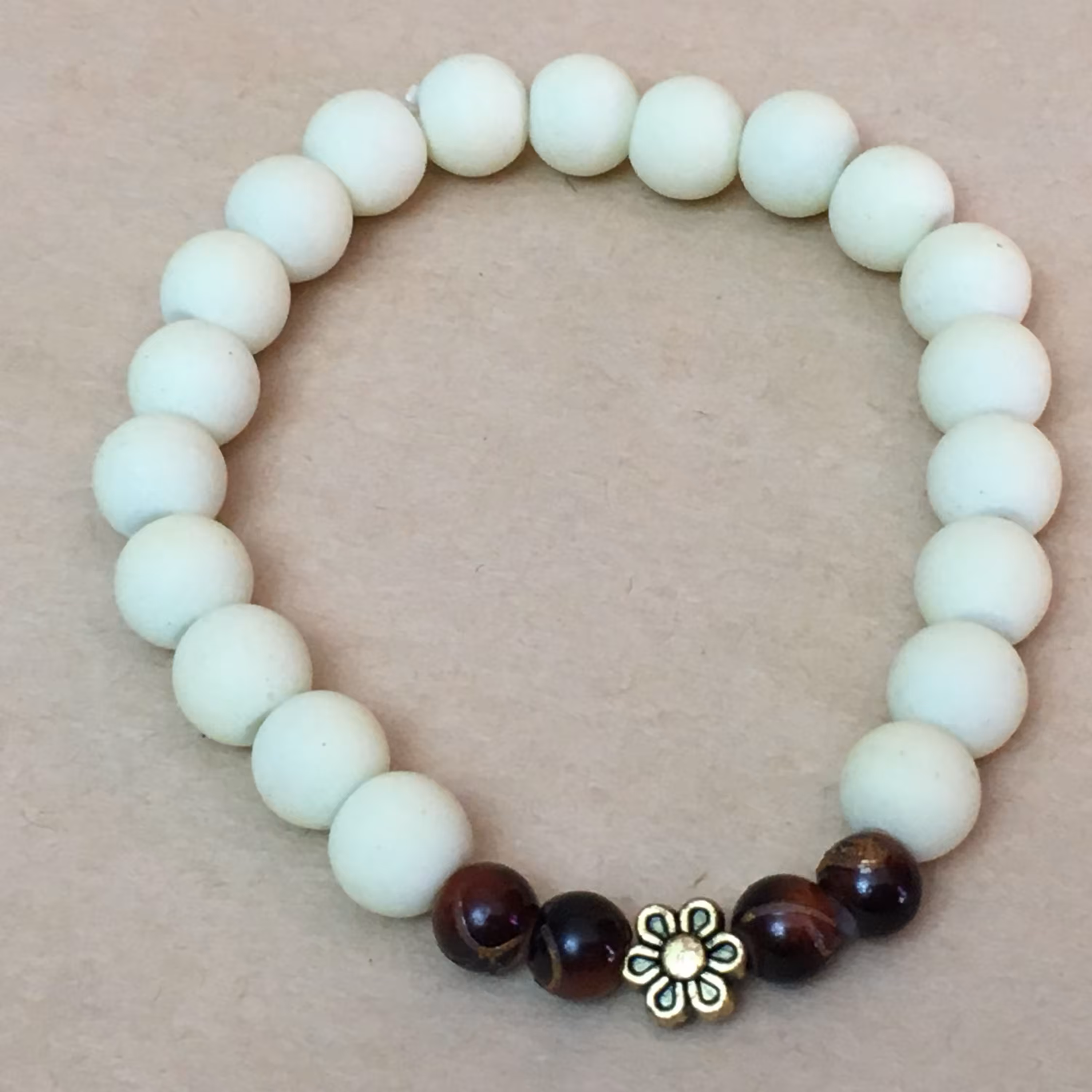 دستبند کشی طرح گل پلاستیکی 