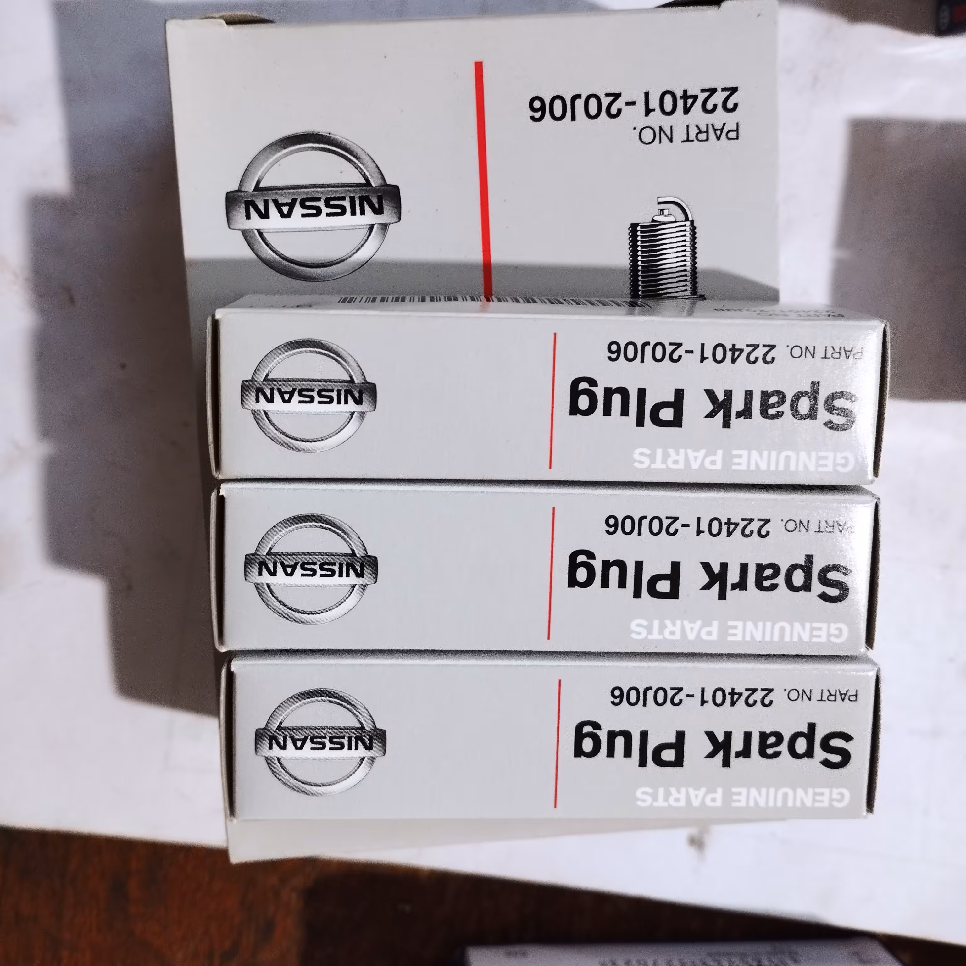 شمع  (مدل نیسان)پایه کوتاه اصلی(ژاپنی) 4 عددی  