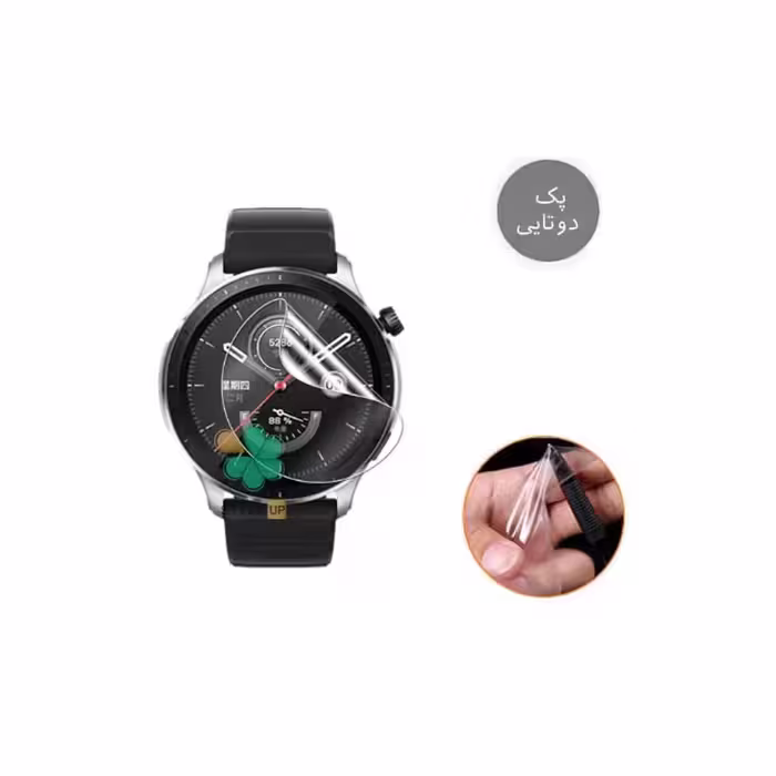 پک دوتایی محافظ صفحه ساعت نانو مناسب شیائومی Amazfit GTR 4