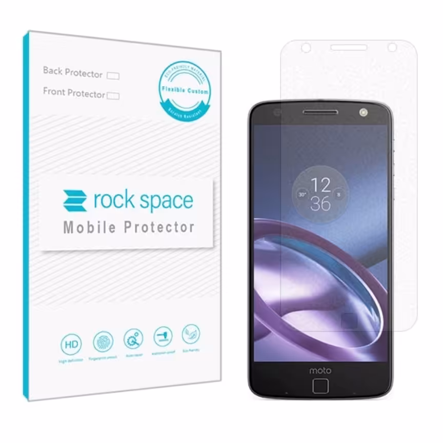 گلس مات نانو و ضد ضربه گوشی موتورولا Moto Z برند راک اسپیس
