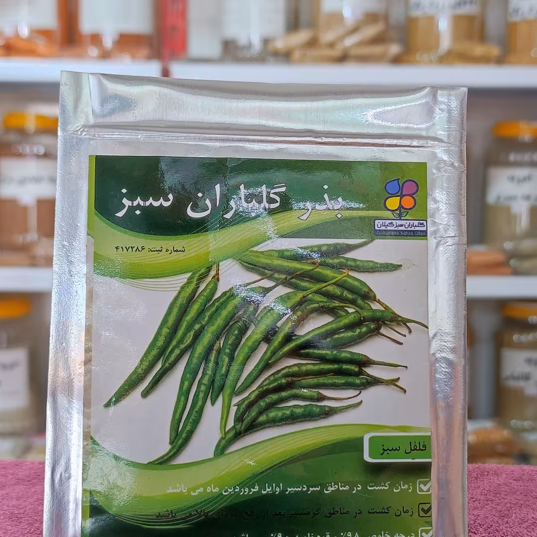 بذر فلفل سبز اصلاح شده گیلان