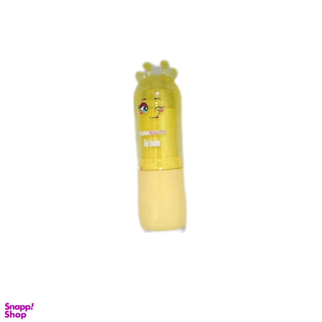 بالم لب فانتزی مدل Huxiabeauty رنگ زرد