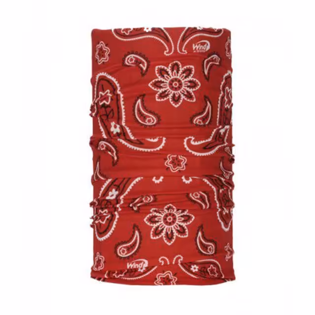 دستمال سر چند منظوره ویند اکستریم مدل Cashmire Red