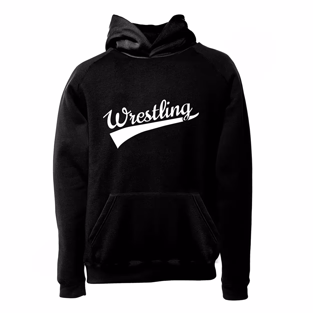هودی ورزشی کشتی فشن لاین WRST 08  | مشکی/سفید