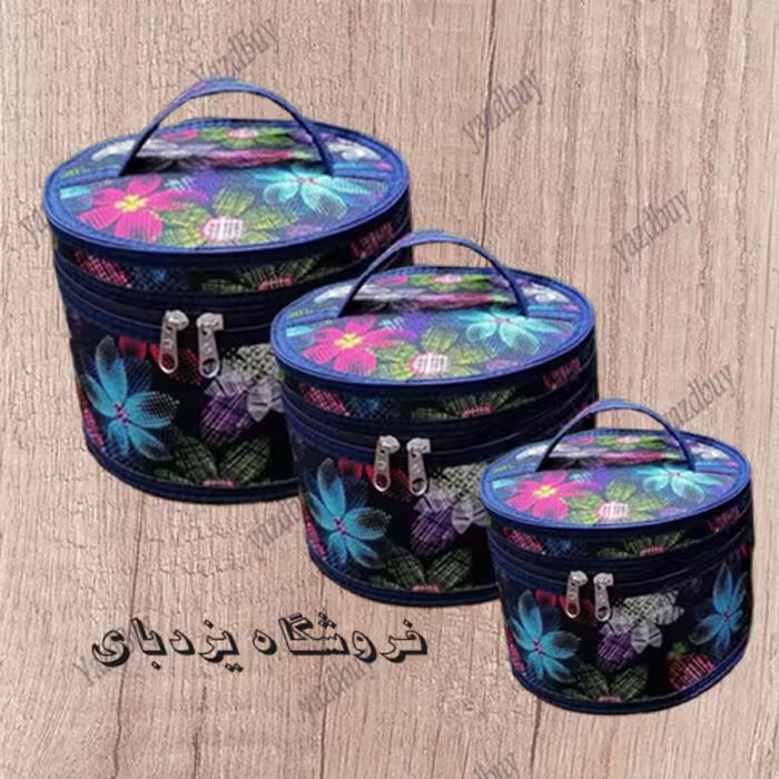 ست 3 تکه جاجواهری و لوازم آرایشی شیک و جذاب