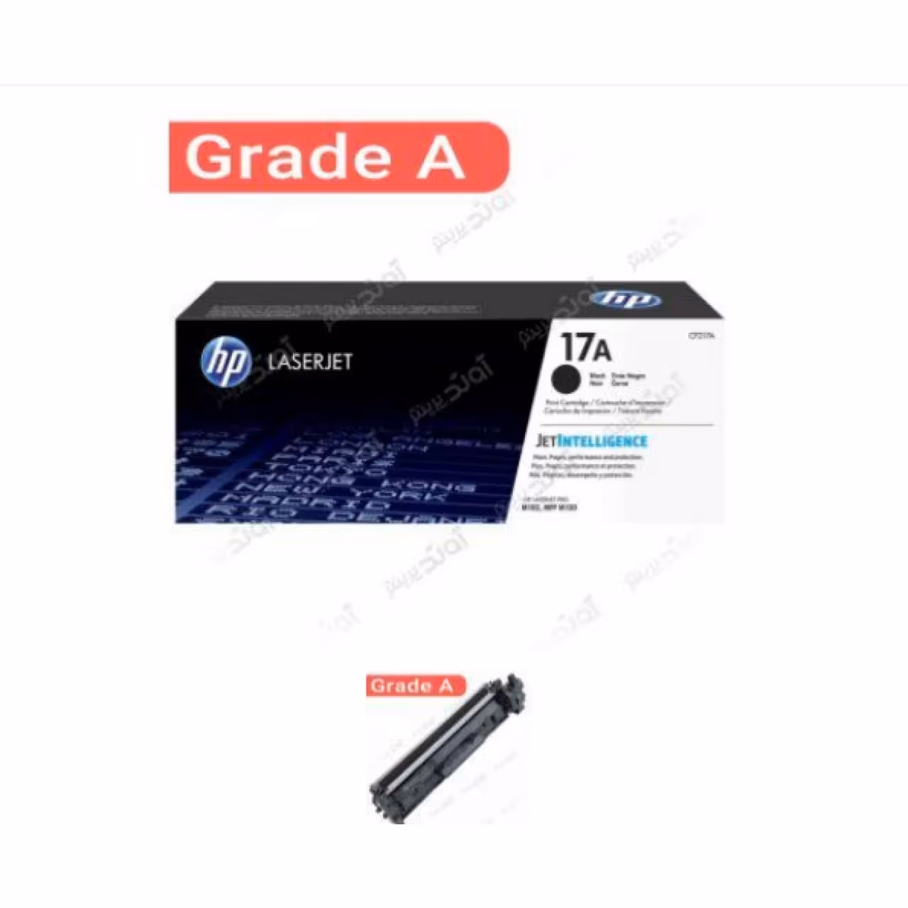 تونر کارتریج لیزری سیاه سفید hp 17A