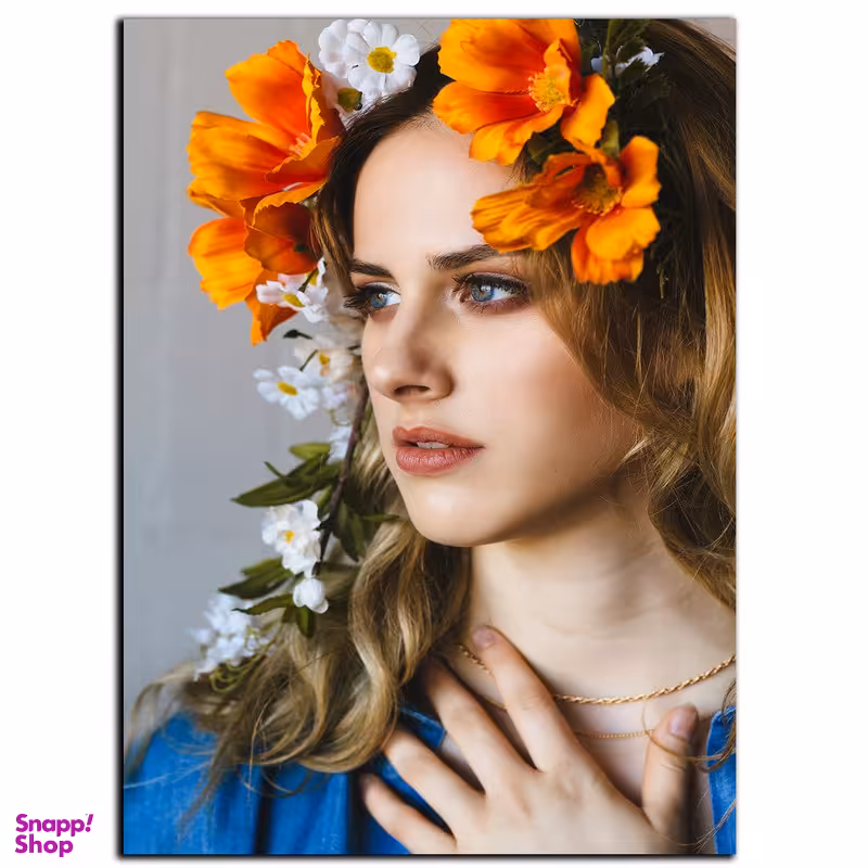 تابلو شاسی بکلیت طرح ژست عکاسی و تاج گل مدل SH-7319