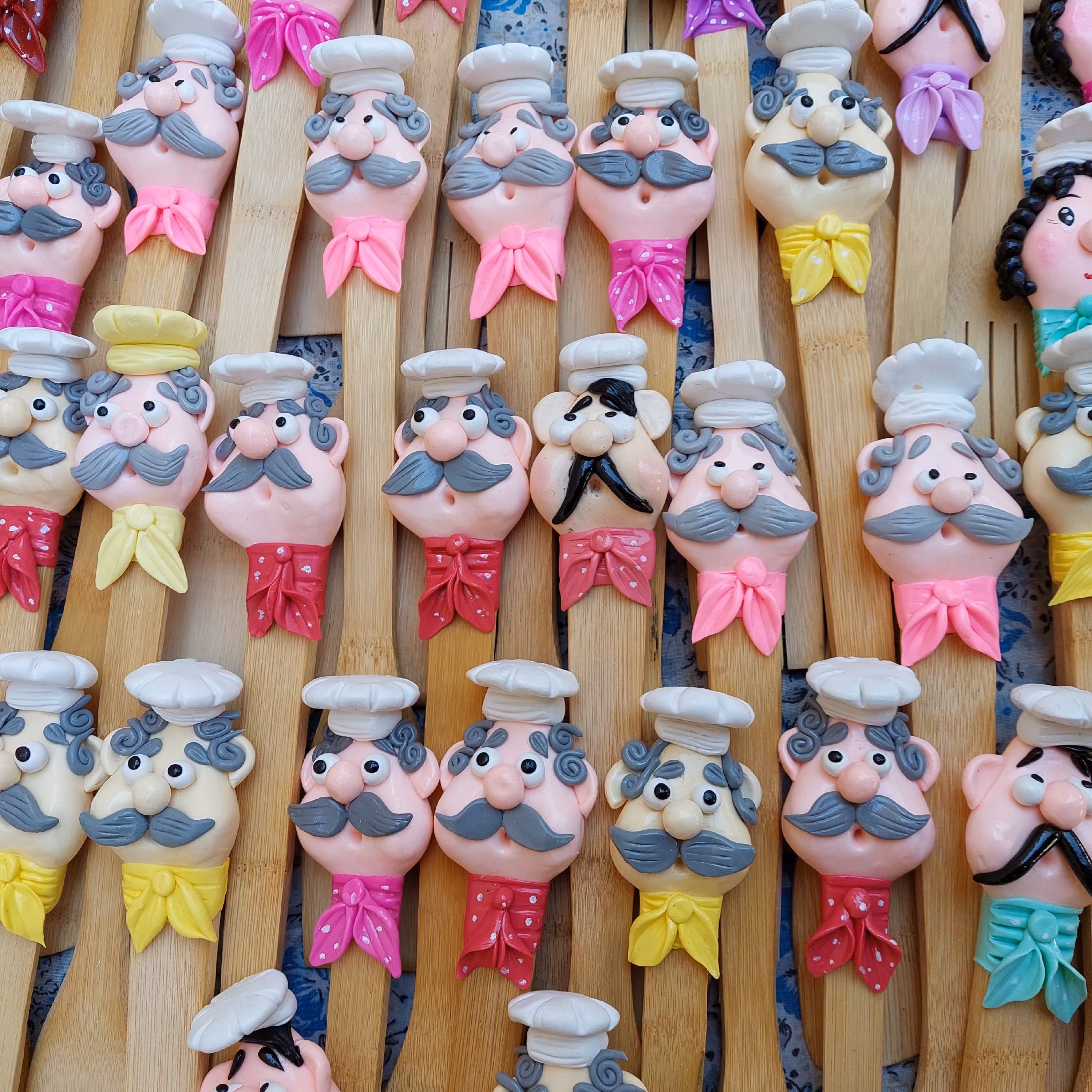 کفگیر های فانتزی طرح پدربزرگ سرآشپز